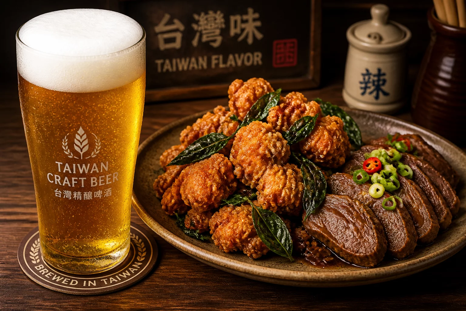 精酿啤酒与台式传统小吃搭配