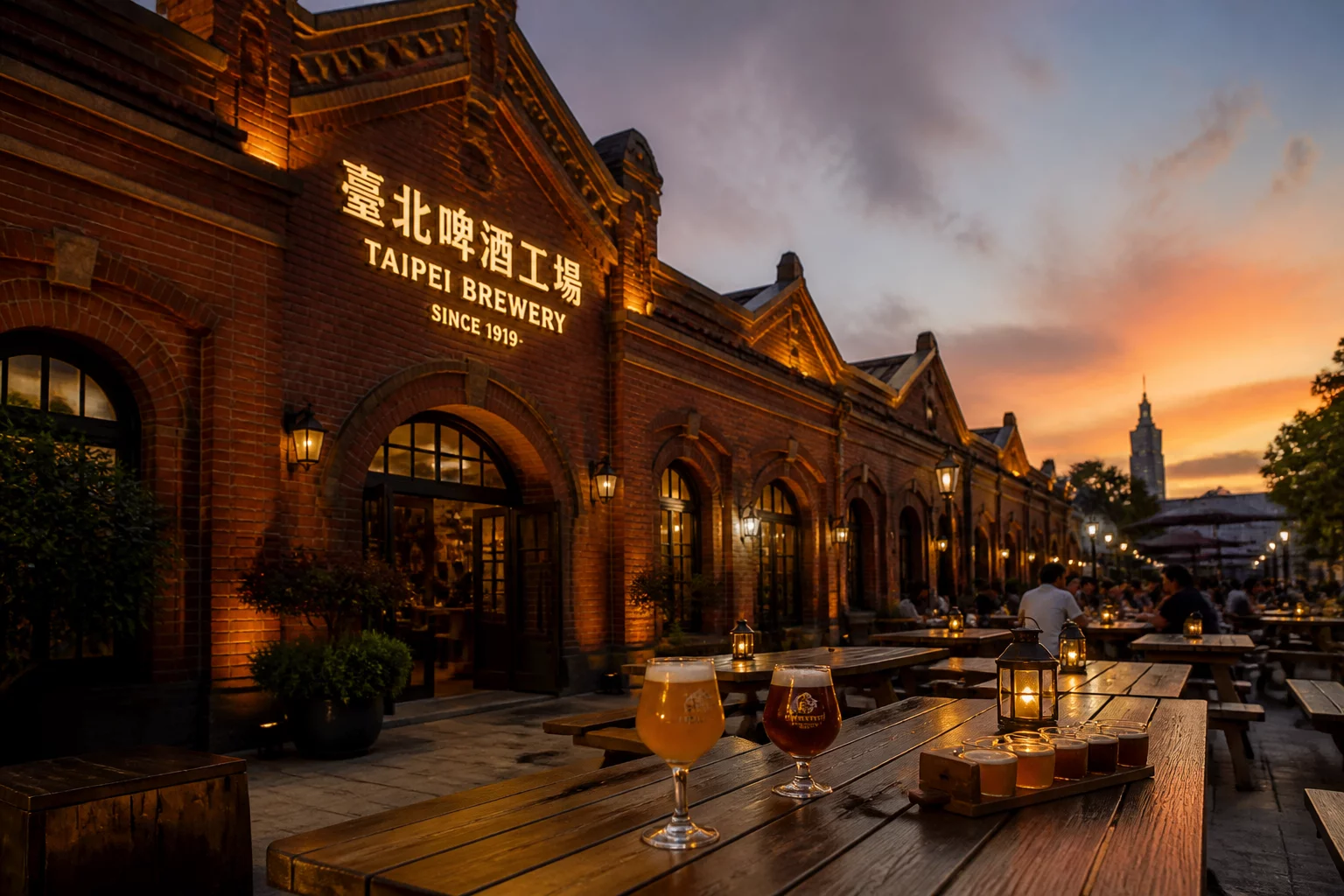 台北历史啤酒厂美食之旅